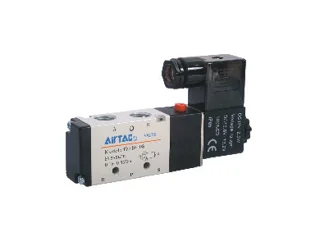 شیر برقی پنوماتیک ۱/۴-۵/۲ ایرتک (Airtac) تک بوبین مدل 4V210-08